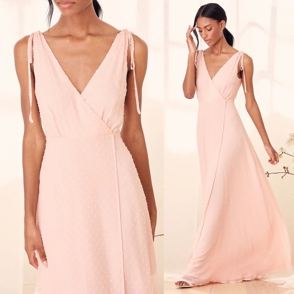 Lulus Dresses & Skirts - Lulu’s Romantic Possibilities Blush Maxi Dress